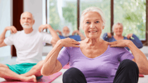 seniors exercising