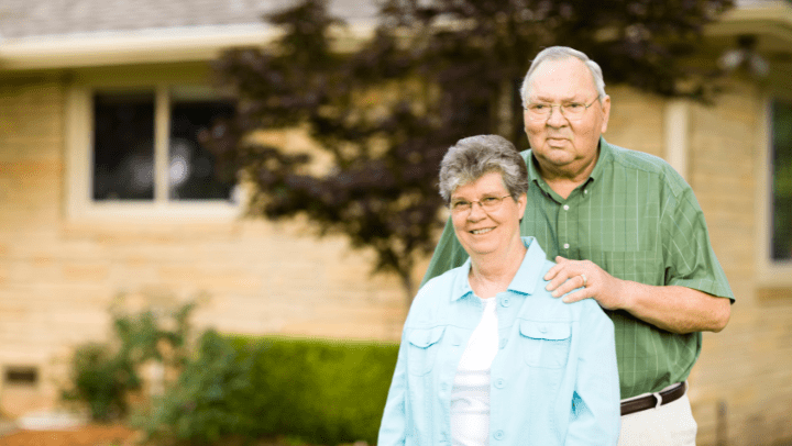 a senior couple