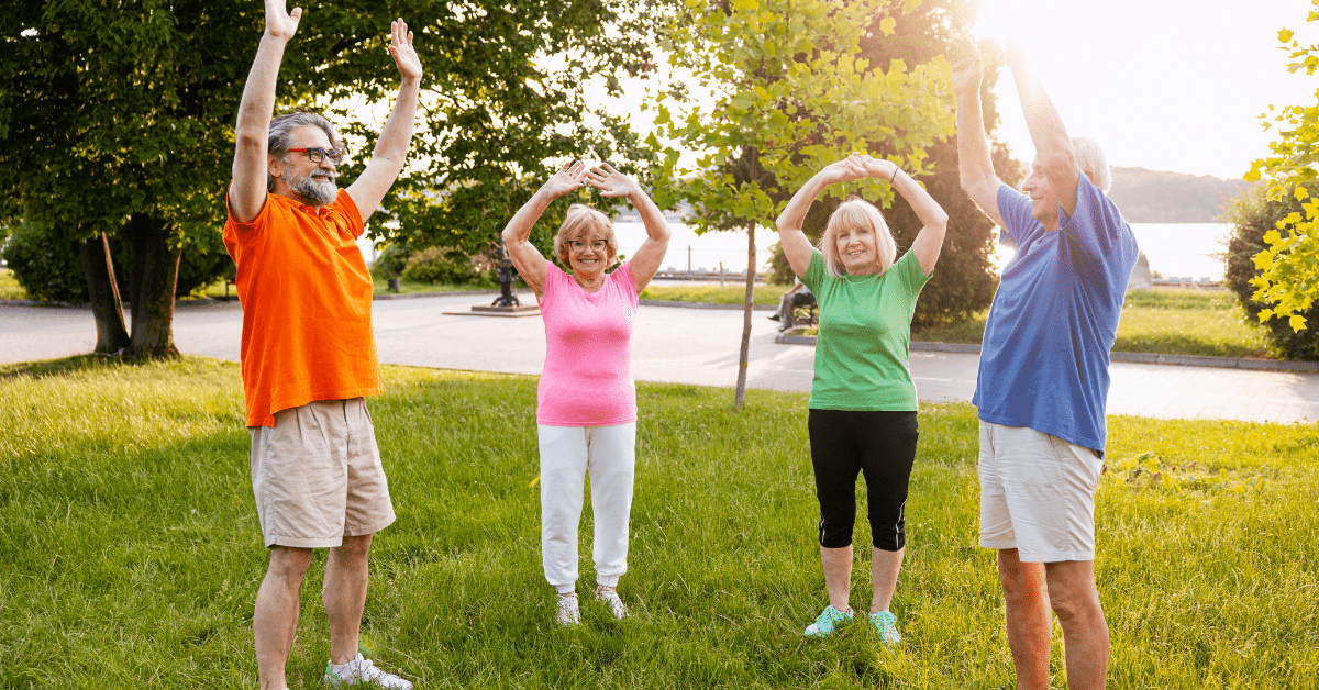 Seniors Happy In Senior Living Community