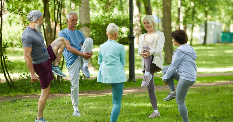 Seniors Happy In Senior Living Community